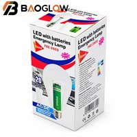 Ampoules LED blanches commerciales 20W E27, éclairage d'urgence, batterie lithium intégrée, rechargeable par USB, lampe d'extérieur à économie d'énergie