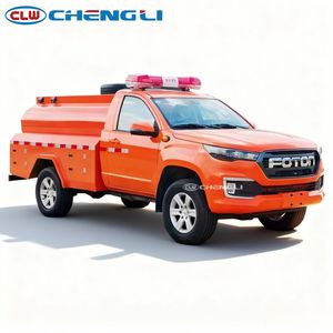 <span class=keywords><strong>Camion</strong></span> <span class=keywords><strong>de</strong></span> pompiers Foton 4x4 Euro 4 Diesel avec réservoir d'eau, buse <span class=keywords><strong>de</strong></span> pulvérisation personnalisée, véhicule <span class=keywords><strong>de</strong></span> sauvetage d'urgence pour mines et parcs industriels - Product Image 1