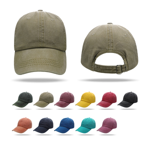 High Quality 100% Cotton Acid Wash Vintage 6-Panel Curved Dad <b>Hat</b> Embroidery Black Baseball Cap Men Custom Logo Casual Scene - Product Image 2