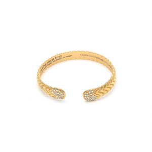 Fashion Cuff <b>Bracelet</b> 316L Stainless Steel PVD Gold Plating Sustainable Resistant Jewelry for Women - Product Image 2