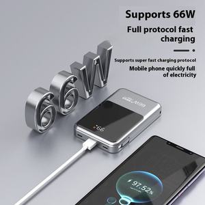 Magnetic Snap Wireless Charge 10000mAh Compact Power Bank for iPhone & More - Product Image 4