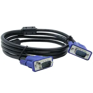2023 New HD VGA 3+2 male to male 1.5m HD date cable LCD video cable VGA interface device cable for HDTV Computer