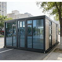 Kiosque de marché agricole en conteneur - Comptoir pliable pour la vente directe de produits