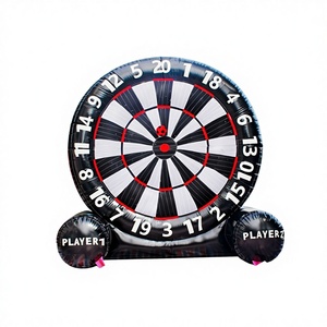 Cible de fléchettes de football gonflable personnalisée, <span class=keywords><strong>jeu</strong></span> de lancer interactif de qualité commerciale <span class=keywords><strong>pour</strong></span> <span class=keywords><strong>la</strong></span> location d'événements, diamètre 4m - Product Image 1