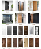Portes intérieures en bois turques pour chambres à coucher et maisons