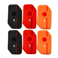 Housse de clé en silicone à 3 boutons pour E90 E60 E46, protection de clé à distance pour BMW