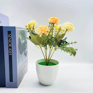 Plante artificielle en pot d'hortensia Qi Xing, 26 cm, fleur en soie légère, décoration pour mariage, utilisation en intérieur - Product Image 2