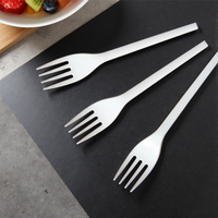 Greenday Fabrikantprijs 100% Biologisch afbreekbaar 6 inch/6,5 inch CPLA vork Composteerbaar bestek voor feestjes, taart, dessert, fruit
