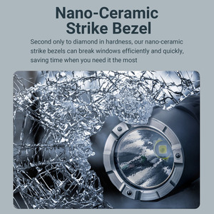 USB şarj edilebilir P8 <span class=keywords><strong>SWAT</strong></span> taktik el feneri için 1600 lümen LED alüminyum alaşımlı gövde IP68 su geçirmez derece 18650 pil - Product Image 5