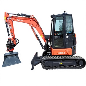 รถขุดตีนตะขาบ Kubota U50-5 สีแดง ขนาด 5 ตัน มือสอง สภาพดี พร้อมเครื่องยนต์เดิม ขาย - Product Image 1
