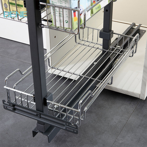 Modern Design Glass Pantry <b>Storage</b> <b>Unit</b> With Organization Basket for <b>Kitchen</b> Pantry <b>Storage</b> Organization - Product Image 3