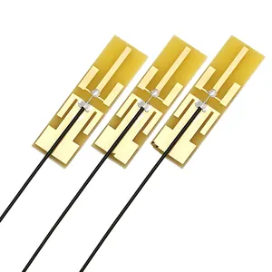 50mm Yellow Dual Band Internal PCB UFL Antenna