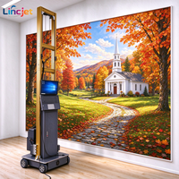 Imprimante murale grand format UV LINCJET LC-A2, machine d'impression grand format UV 3D pour murale commerciale, imprimante grand format UV