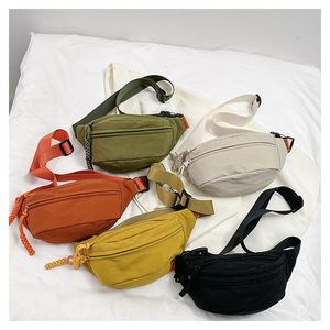 Gürteltasche aus Canvas, Wasserdichte Sporttasche, Hüfttasche für Männer, Brusttasche für Frauen, Crossbody-Tasche, Bauchtasche - Product Image 1