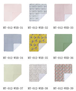 Ensemble cadeau personnalisé ODM avec couverture d'été pour bébés garçons et filles, bonnet et bandeau, couverture 120*120cm pour siège <span class=keywords><strong>auto</strong></span> bébé - Product Image 5