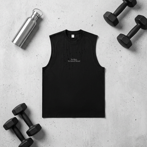 Chaleco deportivo perforado de algodón para primavera y verano 2026, nuevo chaleco reflectante estampado de marca de moda urbana - Product Image 1