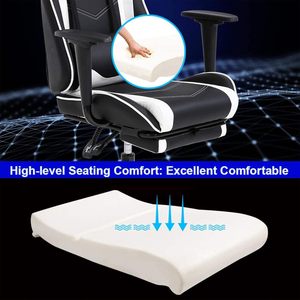 Fabrication de chaises de sport électronique, vente en gros, chaise gamer, fauteuil inclinable pas cher, chaise d'ordinateur PC, chaise de jeu en cuir avec repose-pieds - Product Image 2