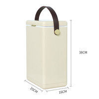 Seau à glace isotherme en fer de 10 L pour l'extérieur, refroidisseur portable pour boissons et vin, boîte moderne et simple de luxe léger