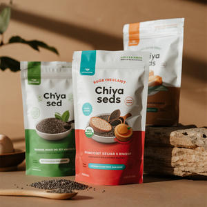 Sachets d'emballage en plastique avec fermeture éclair pour graines <span class=keywords><strong>de</strong></span> <span class=keywords><strong>chia</strong></span> 50g 100g Emballage <span class=keywords><strong>de</strong></span> graines <span class=keywords><strong>de</strong></span> <span class=keywords><strong>chia</strong></span> biologique recyclable en aluminium imprimé personnalisé - Product Image 3