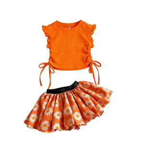 Nuovo Stile Zhengpai, Completo Estivo per Bambine, Set Due Pezzi con Gonna e Top, Vendita Calda - Product Image 1