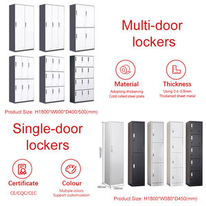 Armoire individuelle en métal, pour vestiaire <span class=keywords><strong>de</strong></span> salle <span class=keywords><strong>de</strong></span> sport et centres <span class=keywords><strong>de</strong></span> remise en forme modernes - Product Image 5