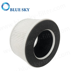 Đúng 3-trong-1 bộ lọc trước + HEPA + Hoạt động Bộ lọc Carbon Tương thích với nhà máy lọc không khí Ion nhỏ Hệ thống làm sạch không khí Bộ lọc HEPA - Product Image 6