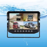 Caméra de recul double objectif 1080P avec enregistrement en boucle, étanche, écran 7,0 pouces, enregistreur de véhicule robuste pour camions et tracteurs
