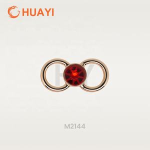 Conector de Doble Aro con Certificación BSCI, Dijes Multicapa con Pedrería Roja, Compatible con Trajes de Baño, Colgante para Bikini y Ropa de Playa - Product Image 6