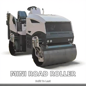 Maquinaria Vial, Rodillo Compactador Vibratorio de Asfalto de Doble Tambor con Motor Changchai de 18.6kW, Mini Rodillo Compactador de Asfalto - Product Image 2