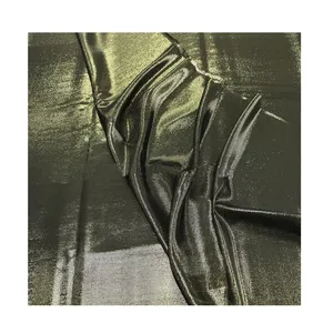 Black Shinny 10mm Silk Georgette Fabric 55inch Width Metal Silk Chiffon Fabric