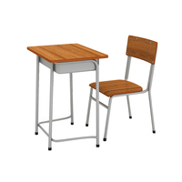 Ensembles complets de mobilier de classe comprenant un bureau et une chaise pour les discussions ouvertes, le travail de groupe et les activités d'apprentissage collaboratif
