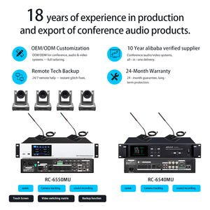 Otomatik kamera izleme ekipmanları kolaylık kongre sistemi ile toptan kablolu tartışma sistemi tavan mikrofon - Product Image 4