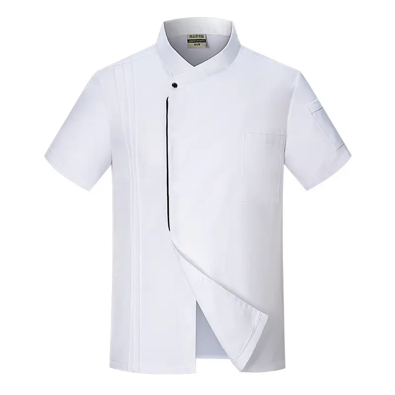 Abbigliamento da cuoco di nuova concezione moda unisex chef uniformi giacca da cuoco per cucine e ristoranti