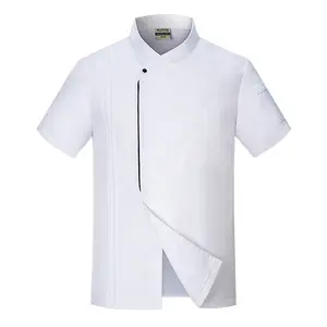 Nieuw Ontworpen Chef-Kok Kleding Mode Unisex Chef-Uniformen Chef-Kok Jas Voor Keukens En Restaurants