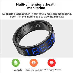 Offre Spéciale : Bague Intelligente K80 en Cuir Véritable avec Affichage, Comptage, Tournage de Page Tactile, Suivi du Sommeil, Fréquence Cardiaque et Oxygène Sanguin - Product Image 5
