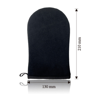Gants de bronzage personnalisés avec logo, mitaines auto-bronzantes avec poignet élastique, applicateurs de bronzage ovales pour le corps - Product Image 2