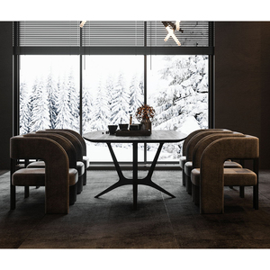 Turnkey Project Luxury Villa Penthouse Hotel Bedroom Furniture <b>Set</b> Custom Hospitality Furniture Solution - Product Image 5