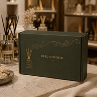 Boîtes d'expédition en carton ondulé personnalisées, robustes et écologiques, avec pelliculage mat et impression offset pour l'expédition de diffuseurs de parfum en e-commerce
