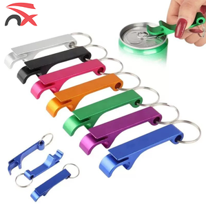 Llavero de Metal Colorido Personalizado de Primera Calidad, Fácil de Transportar, Abridor de Botellas de Cerveza, Herramienta <span class=keywords><strong>para</strong></span> Bares y Cocinas - Product Image 1