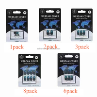 Protection de la vie privée ultra-mince en ABS, cache-webcam coulissant compatible avec MacBook, PC, iMac, iPad, etc.