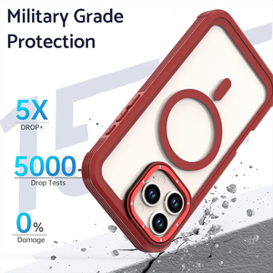 <span class=keywords><strong>Cover</strong></span> Posteriore Antiurto 3 in 1 per <span class=keywords><strong>iPhone</strong></span> 16 14 13 12 <span class=keywords><strong>11</strong></span>, Custodia Protettiva a 360° con Clip da Cintura per Serie Samsung S24 S25 - Product Image 2