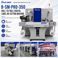 Machine de découpe numérique de labels A3/A4 BOST SM-350pro, de type roll-to-roll, de bureau, automatique, à haute productivité, 100-240V AC