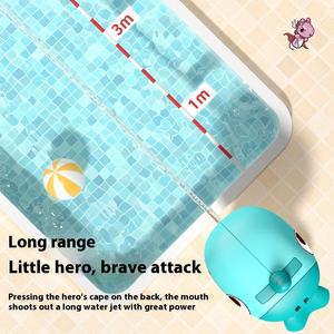 Juguete de pistola de agua de dinosaurio de dibujos animados para niños pequeños para playa al aire libre y piscina juguetes para bebés al por mayor - Product Image 4