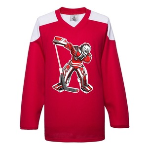 Vêtements de sport en polyester 100% de qualité supérieure, à séchage rapide, avec broderie personnalisée, sublimés, unisexes, maillot de hockey sur glace Knights - Product Image 3