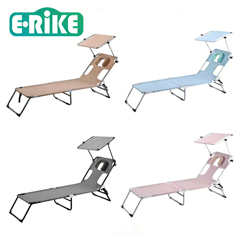 E RIKE Modern Foldable Beach Lounger