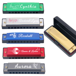Armonica Blues Personalizzata <span class=keywords><strong>a</strong></span> 10 Fori in Do |   Strumento <span class=keywords><strong>a</strong></span> <span class=keywords><strong>fiato</strong></span> per principianti, regalo musicale per gli appassionati di musica - Product Image 6