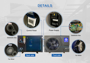 Pompe à chaleur pour piscine à inverter DC complet R32, économie <span class=keywords><strong>d</strong></span>'énergie, pour le chauffage et le refroidissement <span class=keywords><strong>de</strong></span> la piscine - Product Image 5