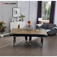 STELLARWAY - Vente flash - Table de billard pliable de 6 pieds - Table de snooker pliable avec accessoires de billard de haute qualité