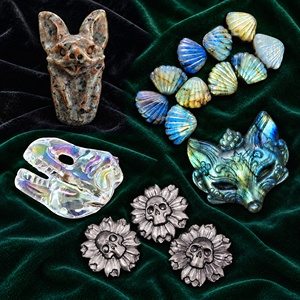 Vente en gros, produit phare : Pierre décorative en cristal pour l'attraction de richesse, sculpture en pierre brute, collection de minéraux, pour la lithothérapie DIY - Product Image 2