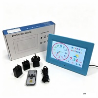 Reloj Electrónico ZKM de 7 Pulgadas HD con Versión de Voz para Niños, Reproducción de Video (MP4/AVI) y Sistema de Soporte para MP3